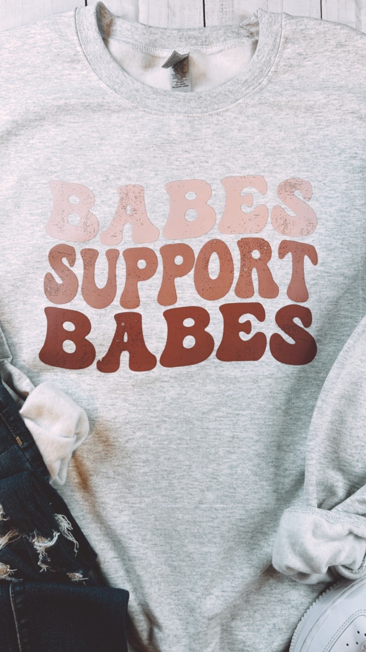 Babes support babes Crew